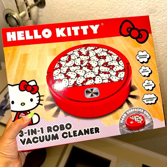 🎀 Hello Kitty Robo Vacuum 3 in 1 Sanrio - Picture 1 of 3